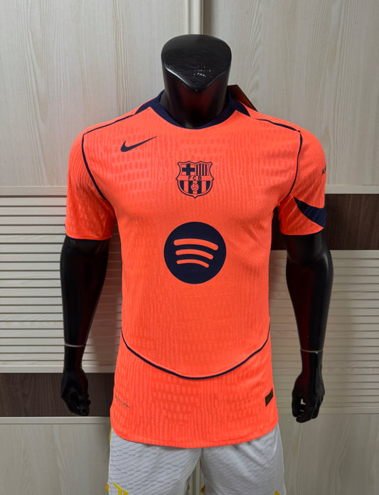 Barça Third 25/26 Bright Mango Player Version