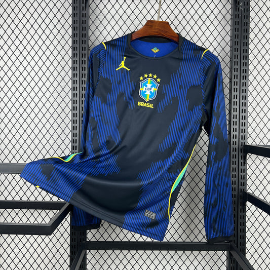 Brazil Away Long Sleeve Jersey 2026.