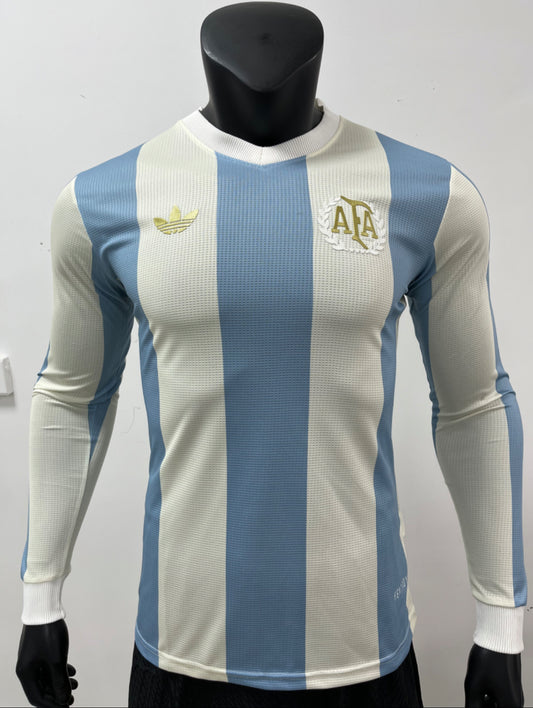 Argentina Anniversary Long-sleeve Jersey player version
